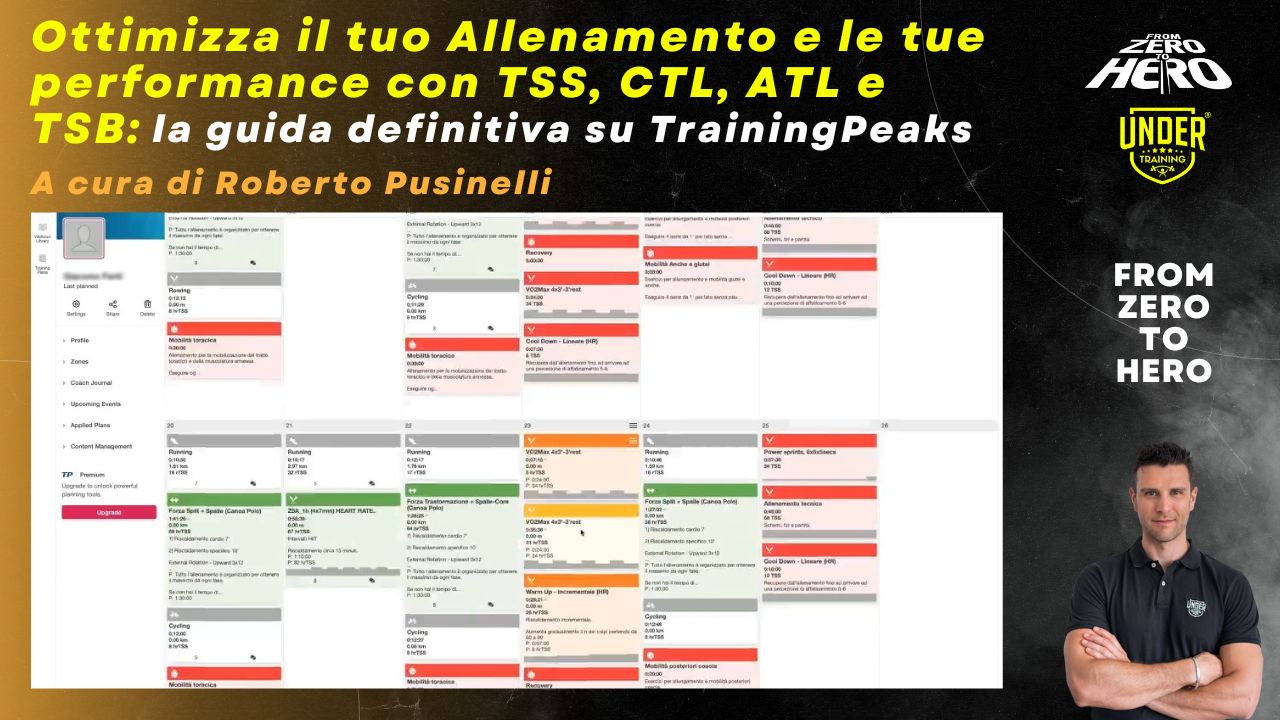 TrainingPeaks TSS CTL ATL TSB migliorare le prestazioni